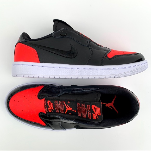 Air Jordan 1 Retro Low Slip Bright Crimson Women 8 - Picture 9 of 12